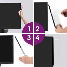 1pc Monitor Memo Board Computer Message Board Office Supplies For Women Men Computer Sticky Note Holder Home Office Accessories Desktop Message Office Decor