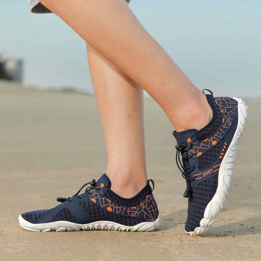 Men's Hiking Sports Fitness Shoes: Perfect For Home Fitness & Comprehensive Training! - Blue - View 1