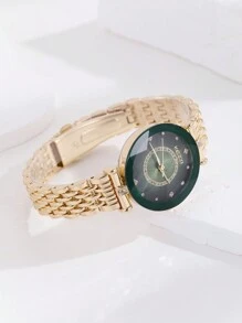 1件 KEZZI 时尚优雅奢华合金表带手表 K-2291 - 金色 - 查看 4