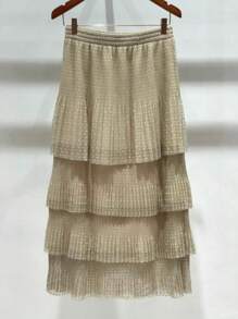 Women Skirts - Màu be - Xem 3