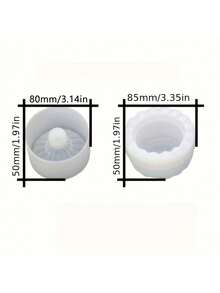鏡面水晶形狀收納盒模具（285-1）,diy水晶矽膠膠模,用於做收納盒,附有工作臺 - 鏡面水晶形收納盒模具(285-1) - 查看 2