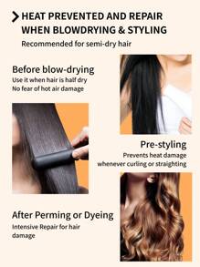 Triptych Of Lune 127頭髮修護亮髮強化護髮油65ml，富含角蛋白、神經酰胺和七種植物精華，修復損壞分叉末端，梳理毛躁，無需沖洗，柔軟滋養，打造閃亮保護髮質