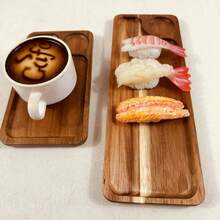 相思木茶點、食物、水果、廚房器具、咖啡盤 - 棕色 - 查看 9