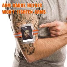 1 件臥式防水臂身分證夾附掛繩 - 橘色 - 查看 2