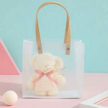 1pc Random Pearl Bear Shaped Towel In Bag Packaging - Multicolor - View 5