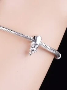 1顆925銀犀牛動物造形珠,適用於diy,男女均可穿戴於派對及宴會上 - Q1958 - 查看 5