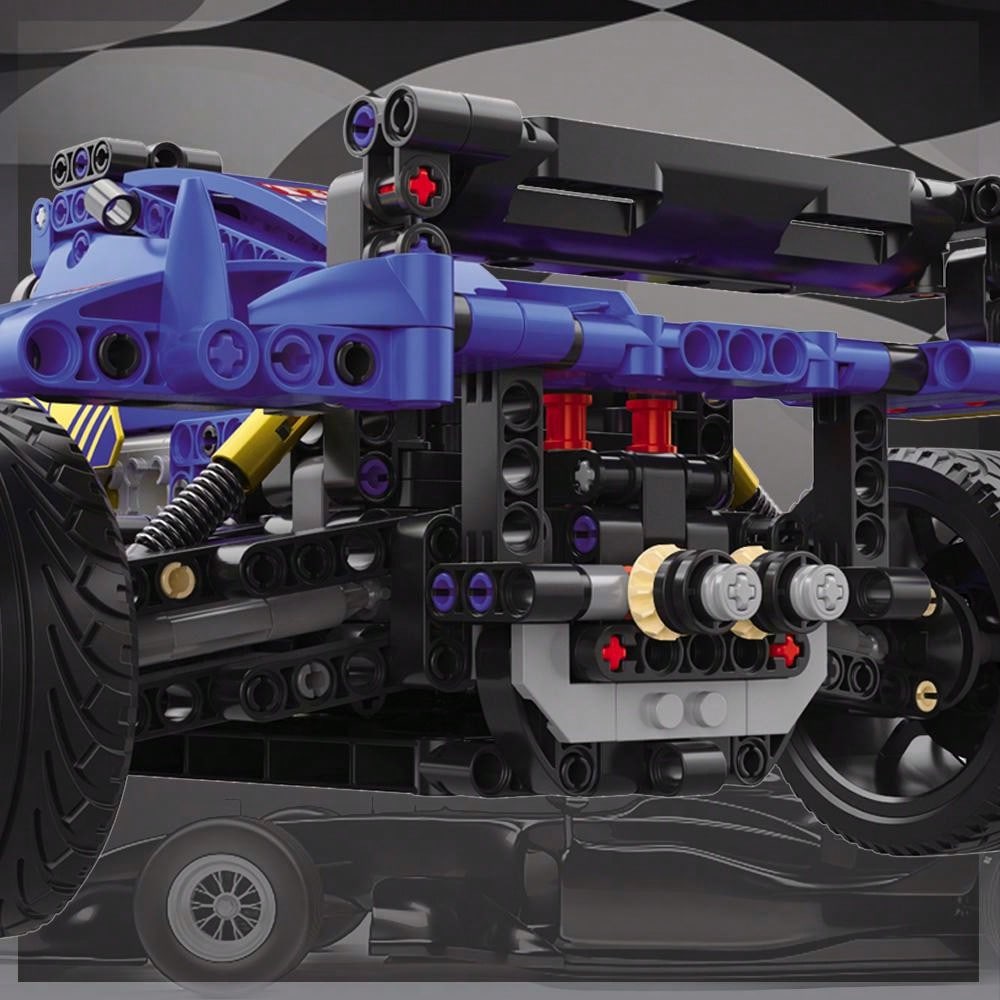 Assembly Formula Racing Car Model Toy, Building Block Race Car Diy Kit