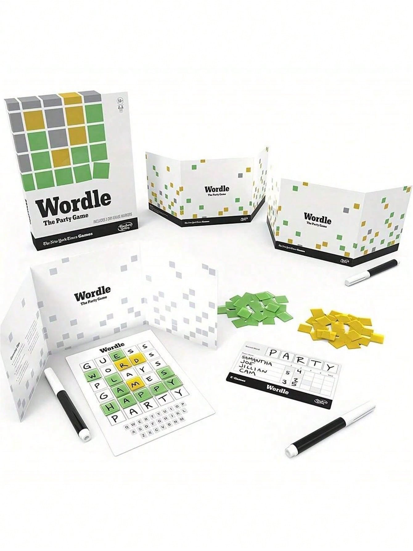 Wordle The Party Game For 24 Players Wordle Board Game Tool For Ages 14+ Word Games Card SHEIN UK