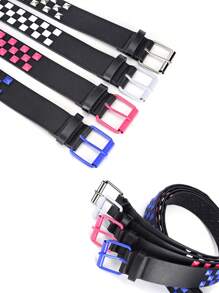 1件欧美朋克风个性化ins风装饰牛仔宽腰带男女通用万圣节