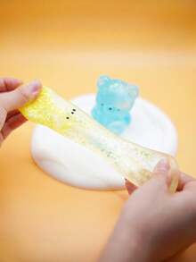 1pc Adult Stress Relief Honey Bear Mochi Squishy Squeeze Toys, Slow Rising Creative Prank Toy - Maltose Bear - View 4