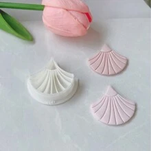 1pc Polymer Clay Diy Tool - Soft Pottery Earring Mold (Model: Yg61) - White - View 4