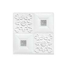 多尺寸6入組/12入組/60入組自粘彩色牆貼,圖案3d牆紙,現代風格,適用於牆面翻新、臥室裝修 - 銀色 - 查看 5