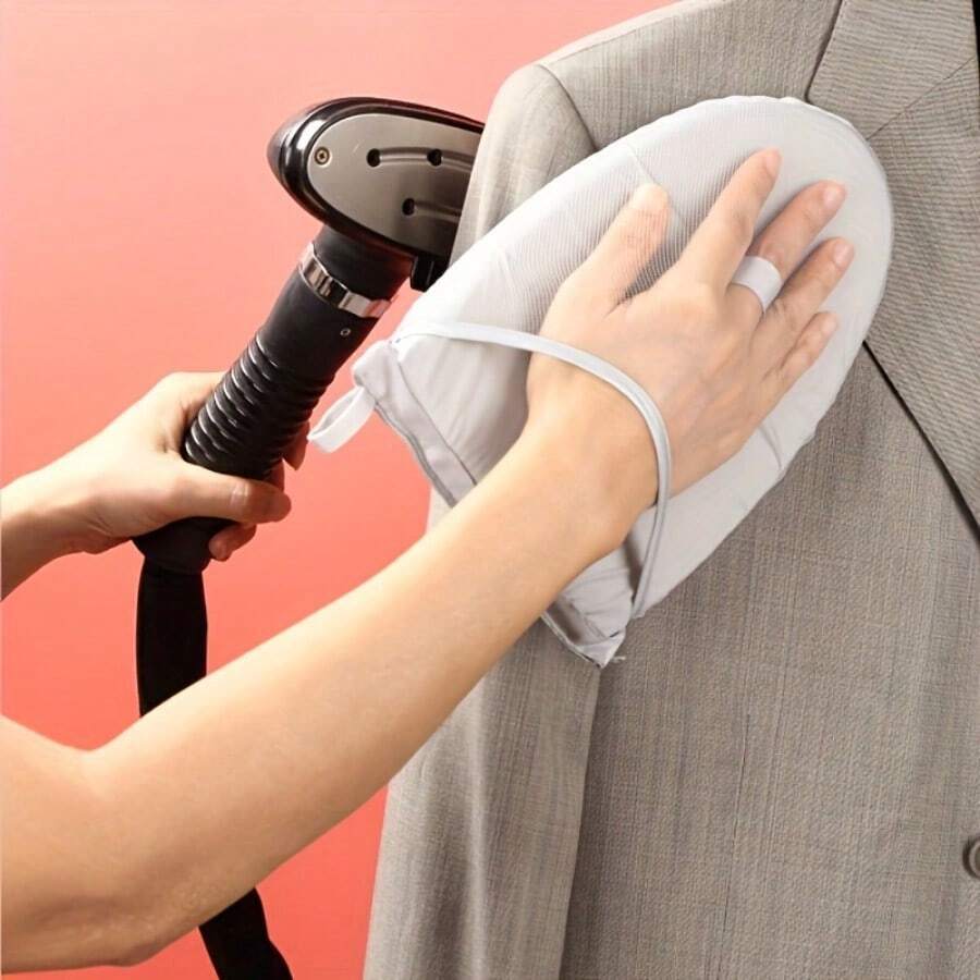 1塊迷你手提式熨衣板附防燙手套-適用於小空間和快速熨燙 - 灰色 - 查看 1