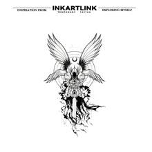 INKARTLINK Justice Angel暫時紋身貼紙,持久1-2週,紋身,逼真假紋身 - 黑色 - 查看 1