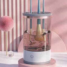 聖誕禮物新年禮物,1入組3合1自動化妝刷清洗和烘乾架,電動化妝刷清潔器,讓您的刷子保持新鮮和隨時可用