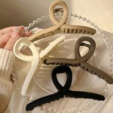 4件套11厘米大发爪套装-牛奶咖啡色，女士日常发饰 - 彩色 - 查看 2