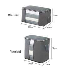 Em bé Quần áo & Vật dụng trong nhà Dung lượng lớn Túi bảo quản , Nằm ngang Phong cách - Màu Xám nhạt - Xem 10