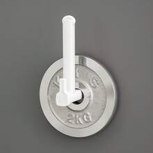 1 件可伸縮窗簾固定器、浴室多功能壁掛式收納架、毛巾和捲紙架 - 伸縮款白色 - 查看 2