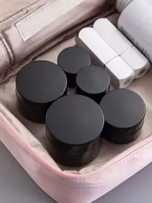 1 Miếng Mỹ phẩm Chống ánh sáng Kem Hộp Bột nền tảng Tách biệt Chai Cho du lịch , Phòng khách Nhà  Phòng ngủ Phòng tắm Nhà Trang trí , Du lịch chất liệu , Lễ cưới , Buổi tiệc , Sinh nhật , Món quà Cho nam giới Mẹ Bố Bạn , Năm mới , Phụ kiện , Vui Qủa tặng - màu đen - Xem 6