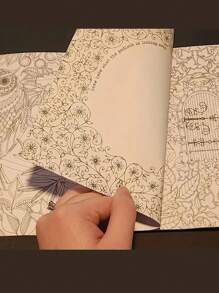1 Libro De Dibujo Para Aliviar El Estrés Para Estudiantes Con Páginas Para Colorear Dibujadas A Mano
