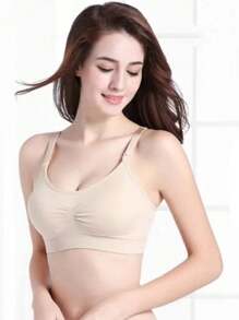 3 pezzi/pacco reggiseno di allattamento per maternità, facile apertura frontale per l\"allattamento, reggiseno per pompaggio del latte senza mani, reggiseno comodo per il sonno per la mamma