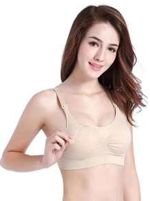 3 pezzi/pacco reggiseno di allattamento per maternità, facile apertura frontale per l\"allattamento, reggiseno per pompaggio del latte senza mani, reggiseno comodo per il sonno per la mamma