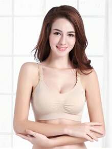 3 pezzi/pacco reggiseno di allattamento per maternità, facile apertura frontale per l\"allattamento, reggiseno per pompaggio del latte senza mani, reggiseno comodo per il sonno per la mamma