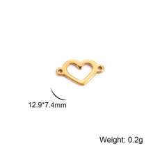 5pcs/Set Stainless Steel Heart Shaped Pendant For Necklace, Earrings, Hat, Brooch Making, Valentine's Day Gifts Diy Crafts