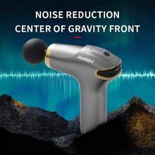 Pistola de masaje muscular profesional para relajar y aliviar el dolor. - Gris - Ver 9