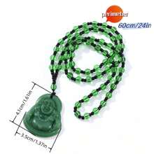 1/4 pièces Pendentif Bouddha Fengshui, pendentif de collier Bouddha en verre sculpté exquis - accessoire de voyage unique, sans matériau en mosaïque et sans placage, idéal pour les voyageurs spirituels et les enthousiastes de Bouddha