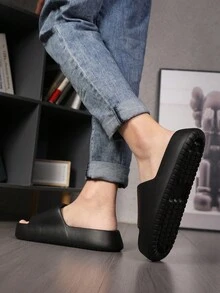 女士eva拖鞋,家居拖鞋,平底拖鞋,情侶拖鞋 - 黑色 - 查看 5