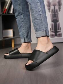 女士eva拖鞋,家居拖鞋,平底拖鞋,情侶拖鞋 - 黑色 - 查看 6