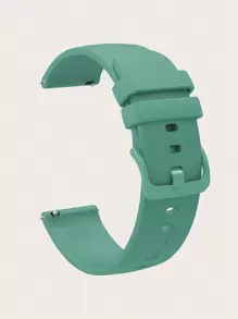 1 条装 18 毫米/20 毫米/22 毫米绿色通用扁平硅胶表带，适用于 Garmin/Amazfit - 綠色 - 查看 7