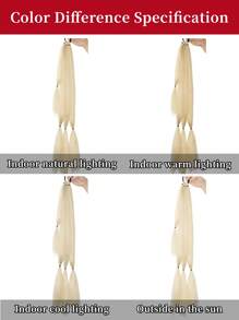 Long Braided Ponytail Extension With Hair Tie Straight Wrap Around Hair Extensions Ponytail Natural Soft Synthetic Hair Piece For Women Daily Wear 26inch 30inch 34 Inch 1 Pc Brown Dark Brown For Christmas New Year Carnival Music Festival