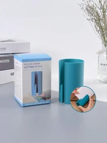 1 件滑動式切紙機、紙箱包裝紙切割機、聖誕切割工具切割完美線條切紙機、感恩節聖誕節、情人節包裝紙切割機、壁紙攝影機切割工具 - 藍色 - 查看 1