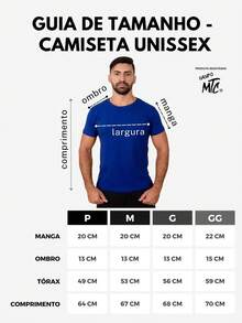 Men T-Shirts - 寶藍色 - 查看 2