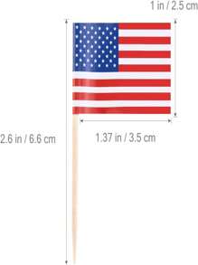 10-50入組美國國旗牙籤,蛋糕裝飾旗,甜點酒標,食品紙旗標,國旗,日派對裝飾主題派對用品,小點心旗牙籤,烘焙工具