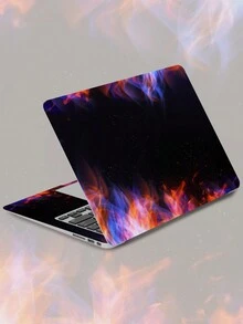 2 包彩色火焰图案 15 英寸笔记本电脑 DIY 外壳贴纸 - 彩色 - 查看 1