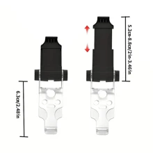 Clip Mount For X-Series S/X, For Xbox One/S/X, MENEEA Controller Phone Foldable Clamp Holder Cellphone Stand With Adjustable Bracket For X-Series S/X, For Xbox One/S/X Controller - Black - View 3