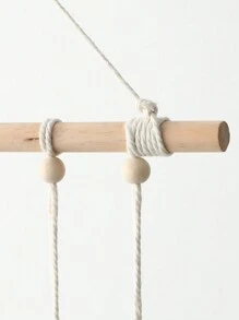 1 件 Macrame 照片墙 DIY 套件，创意挂毯手工绳照片墙装饰，家居装饰，房间装饰，墙壁装饰 - 米色 - 查看 5