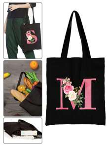 1 Miếng Ngày lễ tình nhân Qủa tặng Giải trí Màu hồng Hoa Lá thư In ấn tranh sơn dầu Túi xách Túi đeo vai Dung lượng lớn NỮ Túi xách Gấp lại Có thể tái sử dụng Túi mua sắm Du lịch Túi tạp hóa , Cá nhân hóa Lễ cưới Túi quà tặng Cho Nữ Phù dâu , Túi trang điểm , Lưu trữ du lịch , Màu thuần Mỹ phẩm Ví , Dung lượng lớn Du lịch Túi trang điểm : Hoàn hảo Đối với Ngoài trời Thích hợp Đối với Đám cưới , Sinh nhật , , Và Kỳ nghỉ , Là A Tuyệt vời Qủa tặng Đối với phụ nữ , Mẹ , Giáo viên , Bạn , Phù dâu , Sinh viên , Đến Trường học , Và Là A Có thể mang đi Và Giải trí Lưu trữ Túi xách tay , A Đa chức năng Túi mua sắm , A Thiết kế mới , Dung lượng lớn , Và MỘT Lý tưởng Mua sắm Là Thích hợp Dành Cho Nam Và Nữ , Cặp đôi , Sử dụng hàng ngày , Ngày tháng , Sinh nhật , Kỳ nghỉ , Và Đến Trường học Mùa hè Kỳ nghỉ , Kỳ nghỉ , bờ biển , Du lịch , Đi làm , Làm Việc  , Sinh viên , Dã ngoại , Cắm trại , Siêu thị , Hằng ngày - màu đen - Xem 5