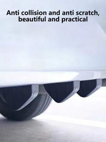 4 Piezas Deflector De Aire Con Alerón Trasero Triangular Universal Para Automóviles