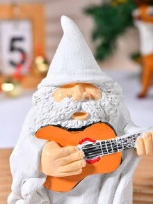 1個微景觀白色裝飾長袍花園新小矮人戶外雕塑樹脂飾品 - 白色 - 查看 6