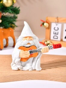 1個微景觀白色裝飾長袍花園新小矮人戶外雕塑樹脂飾品 - 白色 - 查看 8