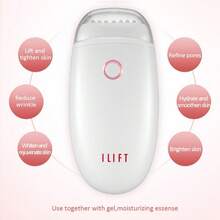 Rf面部重塑美容儀,usb充電,抗皺抗衰老射頻加熱治療按摩療法,溫控選擇臉部日常護膚水療按摩器,適用於暗沉暗黑肌膚的家庭使用 - 白色 - 查看 2