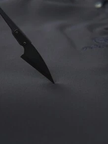 TECTOP Men's Slim Fit Cargo Snow Pants For Hiking, Windbreaker, Outdoor Trousers With Zip Pockets, Random Logo Shipped