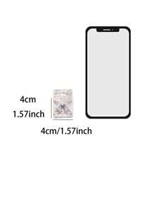 1盒45入組蝴蝶拼貼迷你貼紙,適用於手帳美編裝飾、信封封口 - 紫色 - 查看 10