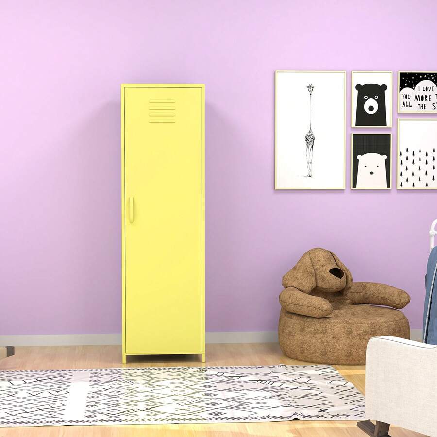 Metal Storage One Door, White SHEIN USA