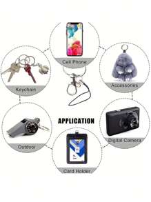 波西米亚风单件向日葵可拆卸挂绳，带身份证卡夹，黑色教师颈绳，可挂钥匙和钥匙扣，适合女士、男士、护士、教师、职员，是馈赠佳品。汽车配件包饰背包，适合学校，可爱哥特风 Y2k 包饰挂绳，带身份证夹，汽车配件包饰 - 黑色 - 查看 9