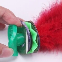 2入組/袋(20cm)手工製作的大公雞羽毛jianzi,適用於戶外健身比賽、體育訓練、踢毽子比賽專業jianzi - 彩色 - 查看 4